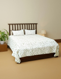 Cotton Mix Printed Super King Bedsheet Set