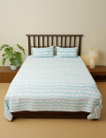 Cotton Mix Printed Super King Bedsheet Set