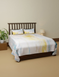 Pure Cotton Printed King Size Bedsheet Set