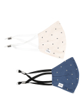 2 Pack Polka Dot Mask