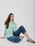 Pure Linen Striped Shirt