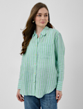 Pure Linen Striped Shirt
