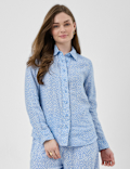 Pure Linen Printed Regular Fit Shirt
