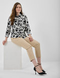 Pure Linen Printed Regular Fit Shirt