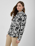 Pure Linen Plain Spread Collar Shirt