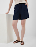Linen Rich Drawstring Shorts
