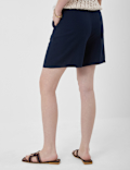 Linen Rich Drawstring Shorts