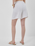 Linen Rich Drawstring Shorts