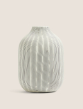 Medium Linear Striped Vase