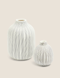 Medium Linear Striped Vase