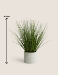 Artificial Grass in Geometric Pot
