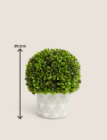 Artificial Topiary Ball in Pot