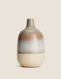Medium Reactive Glaze Bottle Vase