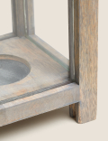 Wooden Small Hurricane Lantern