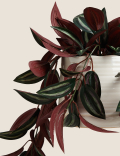 Artificial Red Ivy in Pot