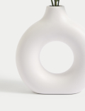 Artificial Eucalyptus Plant in Shaped Vase