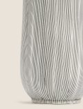 Large Linear Striped Vase