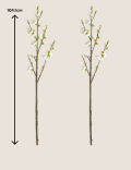 Set of 2 Artificial Blossom Single Stems
