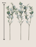Set of 3 Artificial Olive Branches
