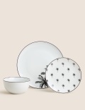 12 Piece Palm Dinner Set