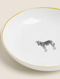 Set of 4 Zebra Pasta Bowls