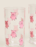 Set of 4 Percy Pig™ Picnic Highballs