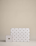 Set of 4 Bee Print Placemats & 4 Coasters