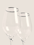 Set of 4 Maxim Platinum White Wine Glasses
