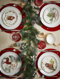 Set of 4 Christmas Side Plates