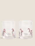 Set of 2 Candy Cane Tumblers