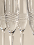 Set of 4 Adeline Champagne Flutes