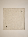 Set of 4 Embroidered Bee Cotton Napkins