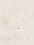 Set of 4 Grace Crystal White Wine Glasses