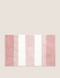 Bobble Striped Quick Dry Bath Mat