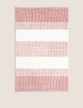 Bobble Striped Quick Dry Bath Mat