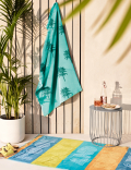 Pure Cotton Palm Beach Towel