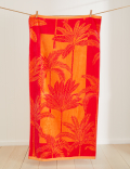 Pure Cotton Palm Beach Towel