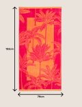 Pure Cotton Palm Beach Towel