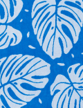 Pure Cotton Tropical Leaf Beach Towel