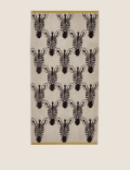 Pure Cotton Zebra Print Beach Towel