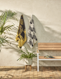Pure Cotton Zebra Print Beach Towel