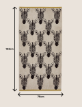 Pure Cotton Zebra Print Beach Towel