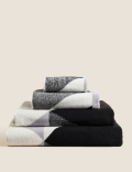 Pure Cotton Abstract Shapes Towel