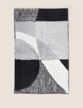 Pure Cotton Geometric Bath Mat