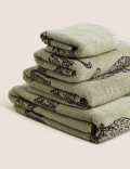 Pure Cotton Leopard Towel