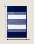 Bobble Striped Bath Mat