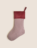 Striped Christmas Stocking