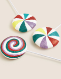 3pk Multicoloured Lollipop Tree Picks