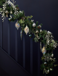3pk Iridescent Glass Baubles
