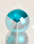 3pk Extra Large Matt & Glitter Baubles